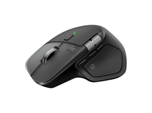 Ratón inalámbrico - Logitech MX Master 4 para Mac, 8000ppp, Carga rápida, Clics silenciosos, Bluetooth-USB, PC-Mac, Personalizable, Negro