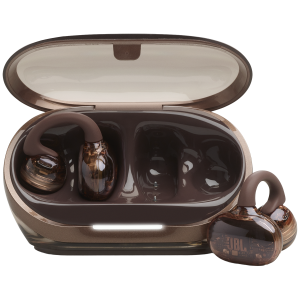 JBL Soundgear Clips 2025 Open-ear Draadloze Oordopjes Bruin