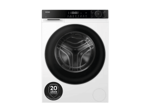 REACONDICIONADO Seminuevo Excelente Lavadora carga frontal - Haier X5 Series HW90-BP14357TUIB, 9kg, 1400rpm, Motor Inverter, Wi-Fi, Blanco