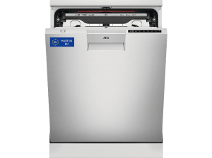 REACONDICIONADO Seminuevo Muy bueno Lavavajillas - AEG FFB76717PM, 14 servicios, 9 programas, 60 cm, Tercera bandeja, programa ExtraHygiene, Inox