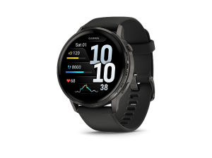 Reloj deportivo - Garmin Venu 4, Negro, 41mm, Pantalla 1.2", Autonomía 10 Días, Alineación del Sueño, Correa de Silicona