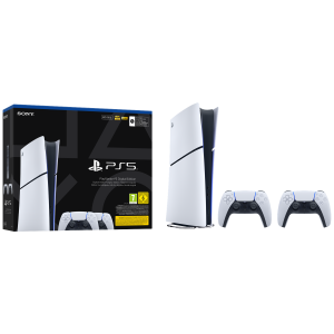 Playstation®5 Digital Edition 825 Gb – Bundel Met Twee Dualsense® Draadloze Controllers