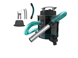 Aspirador sin bolsa - Cecotec Conga Ash 5000 Free, 1200 W, 20L, Depósito acero inoxidable, 18kPa, Boquilla 38mm, Extreme Suction, Negro