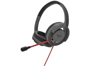 Auriculares gaming - Vieta Ventus, Circumaurales, Cable, Micrófono, Negro