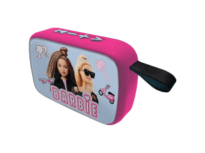 Altavoz inalámbrico - Lexibook Barbie, 5W, Bluetooth, 4h Autonomía, Batería Litio 1200 mAh, Rosa