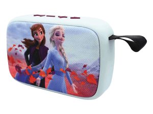 Altavoz inalámbrico - Lexibook Frozen, 5W, Bluetooth, 4h Autonomía, Batería Litio 300 mAh, Función TWS, Azul