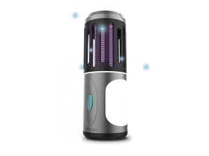 Antimosquitos - Cecotec Mosquito killer ByeFly 3000 Go, Batería 1800 mAh, 3 en 1, Protección IPX4, Potencia 5W, Sistema de suspensión, Negro
