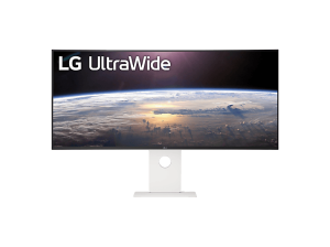 Monitor gaming - LG UltraWide 40U990A-W, 40" Full-HD 5K2K, 120 Hz, 5 ms, IPS curvo 2500R, 2x HDMI, Altavoces incorporados, Altura ajustable, Blanco