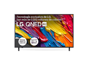TV QNED 65" - LG 65QNED82A6B, UHD 4K, Procesador Inteligente α7 AI Processor 4K Gen8, Smart TV, DVB-T2 (H.265), Ashed Blue