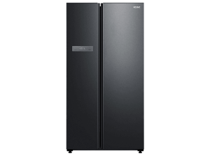 Frigorífico americano - KOENIC KDD 211 A NF IN B, No Frost, 177 cm, 592 l, Side-by-Side, Libre Instalación, Touch Control, Dark Inox