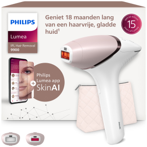 Bri950/02 Philips Lumea Prestige 9900 Series Skin Ai Ipl-apparaat Wit