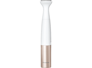 Afeitadora corporal - Panasonic ES-WM31-P301, Pilas, Cuchillas Hipoalergénicas, Seco y Mojado, Blanco