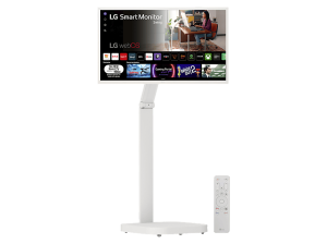 REACONDICIONADO Seminuevo Muy bueno Monitor - LG Smart Swing 32SR50FAW-W, 32" Full-HD, 60 Hz, 5 ms, IPS, Altavoces incorporados, Blanco