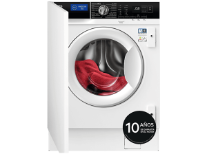 Lavadora integrable - AEG LFN7G8434F, 8 kg, 1400 rpm, Tecnología ProSense, Función Vapor, Sin panelar
