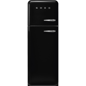 SMEG Fab30lbl6 - Retro Koel-vriescombinatie 172 Cm Linksdraaiende Deur 294 L Zwart