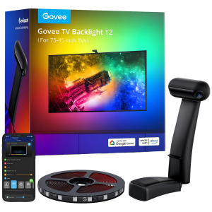 Govee Envisual Tv Backlight T2 With Dual Cameras(75-85inches) Slimme Ledstrip Zwart