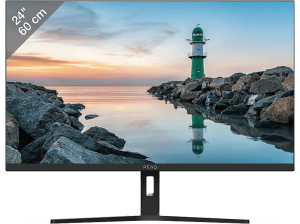 Monitor - PEAQ PMO S245-VFC, 24" Full-HD, 120 Hz, 6 ms, VA, FreeSync, Negro
