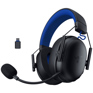 Razer Blackshark V3 X Hyperspeed Voor Playstation Over-ear Draadloze Gaming-headset Met Noise-cancelling Zwart/blauw