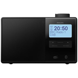 Philips Tar5600/00 Dab+ Portable Klokradio Zwart