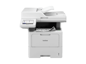 Impresora láser - Brother MFC-L6710DW, Multifunción, Monocromo, Doble Cara, 50 ppm, Pantalla táctil de 12.7 cm