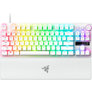 Razer Huntsman V3 Pro Tenkeyless Keyboard 8khz - White Ed. Us Layout Bedraad Gamingtoetsenbord Wit