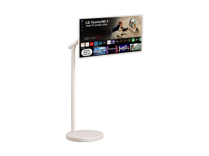 TV LED 27" - LG StanbyMe 27LX6TDGA, QHD, Procesador Inteligente α8 con IA, Smart TV, Beige