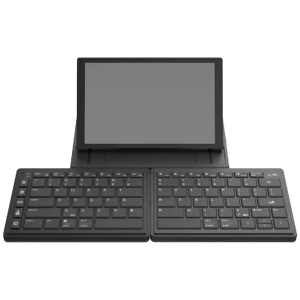 Mobile Pixels Tetra Keyboard 8" Bekabeld En Draadloos Toetsenbord Zwart