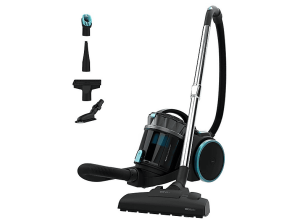 Aspirador sin bolsa - Cecotec Conga Rockstar Multicyclonic XL Animal Plus, Ciclónico, 800 W, 20 kPa, 4 L, Compacto, Mascotas, Muebles, Black