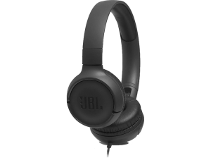 Auriculares - JBL Tune 500, Pure Bass Sound, Micrófono, Plegables, Control volumen, Negro