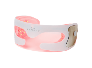 Máscara LED - StylPro Radiant Eyes Red Goggles, Para Cara, Luz Roja, Flexibles, Blanco
