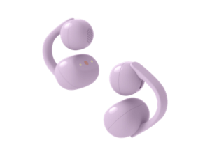 Auriculares True Wireless - Sony LinkBuds Clip, Estilo abierto, 3 modos de escucha, IPX4, Llamadas nítidas, 37 horas, IA, Táctil, iOS/Android, Lavanda