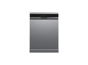 Lavavajillas - Midea MDWEF1433DSS, 14 servicios, 9 programas, 59.8 cm, Aquastop, Inox
