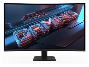Monitor gaming - Gigabyte GS32QCA, 31.5" QHD, 180 Hz, 1 ms, VA, Curvo, HDR Ready, Negro