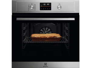 Horno - Electrolux EOH4P46BX, Multifunción, Pirolítico, 65 l, Función Grill, 60 cm, Inox antihuellas