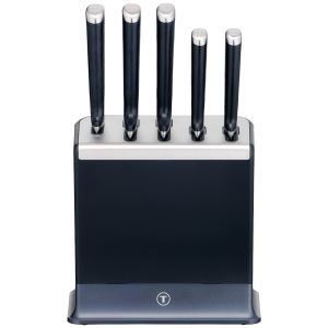 Tefal Eversharp K297s644 5-delige Messenset En Messenblok Met Geïntegreerde Slijper