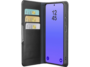 Funda móvil - CellularLine Book Agenda 2, Samsung, Galaxy A37, Negro