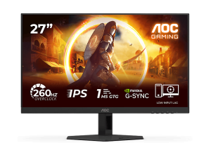 Monitor gaming - AOC 27G4ZR, 27" Full-HD, 260 Hz, 1 ms GtG, 0.3 MPRT, Fast IPS, Adaptive Sync, Compatible HDCP, Negro