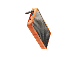 Powerbank - CellularLine Solar, 10000 mAh, 20 W, Carga solar, USB C, A, Naranja