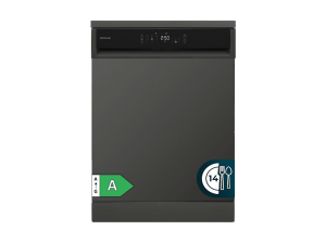 Lavavajillas - Cecotec Bolero Aguazero 6800 Dark, 14 cubiertos, Clase A, Inverter Plus Duo, 8 programas, SteamMax, BlueWater, O2 Dry, Negro