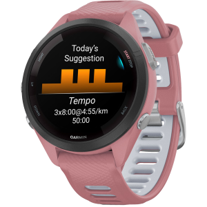 Garmin Forerunner 265s Wifi Smartwatch Roze/grijs