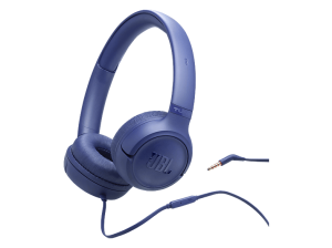 Auriculares - JBL Tune 530, Diadema, Cable, Pure Bass, Plegable, Azul