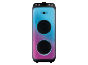 Altavoz de gran potencia - Vieta Pro Party 330, 120 W, Con batería, Autonomía 14h, Bluetooth, Luces, flashes y lásers sincronizados con música, Negro
