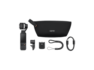 Cámara deportiva - DJI Osmo Pocket 4 Pack Estándar, 4K, 4h Autonomía, Sensor CMOS de 1″, Estabilización 3 ejes y Pantalla Táctil Giratoria, Negro