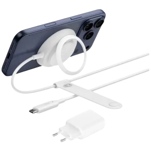 Belkin Boostcharge Draadloze Oplader Qi2 25w Met Standaard - Wit