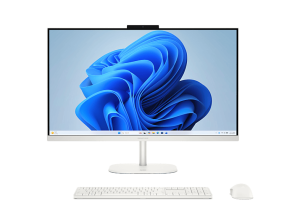 All in one - HP OmniStudio Desktop 27-cu0005ns PC, 27" Full-HD, IntelÂ® Coreâ„¢ i5-1334U, 16GB RAM, 512 GB SSD, Windows 11 Home, Blanco algodÃ³n