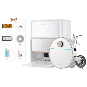 Mova V70 Ultra Complete - Robotstofzuiger Met Dweilfunctie 40000 Pa Wit