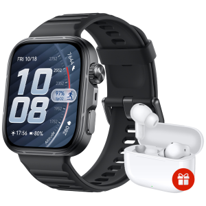 Huawei Watch Fit 5 Pro Black + Freebuds Se4 Smartwatch Zwart