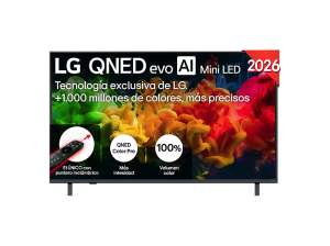 TV QNED Mini LED 50" - LG 50QNED81B6C, UHD 4K, Procesador Inteligente α7 AI Processor 4K Gen9, Smart TV, DVB-T2 (H.265), Negro