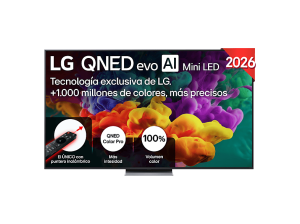 TV QNED Mini LED 75" - LG 75QNED86B6B, UHD 4K, Procesador Inteligente α8 AI Processor 4K Gen3, Smart TV, DVB-T2 (H.265), Negro