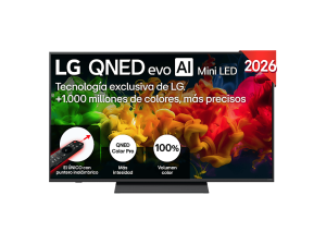 TV QNED Mini LED 55" - LG 55QNED81B6A, UHD 4K, Procesador Inteligente α7 AI Processor 4K Gen9, Smart TV, DVB-T2 (H.265), Negro